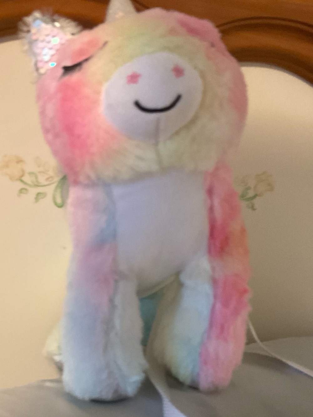 Rainbow Pastel Unicorn 🦄 Plush Toy Crossbody Bag New